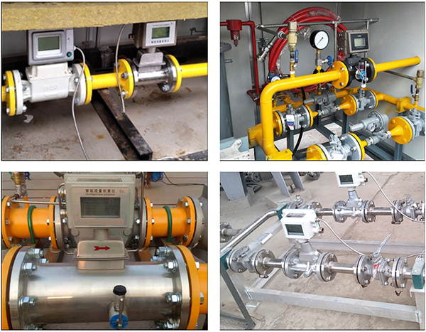 天然氣流量計現(xiàn)場安裝使用圖